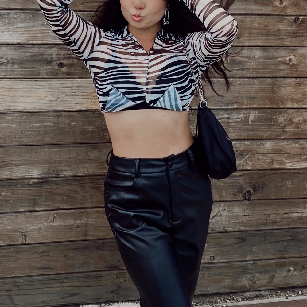 Zebra Mesh Shirt